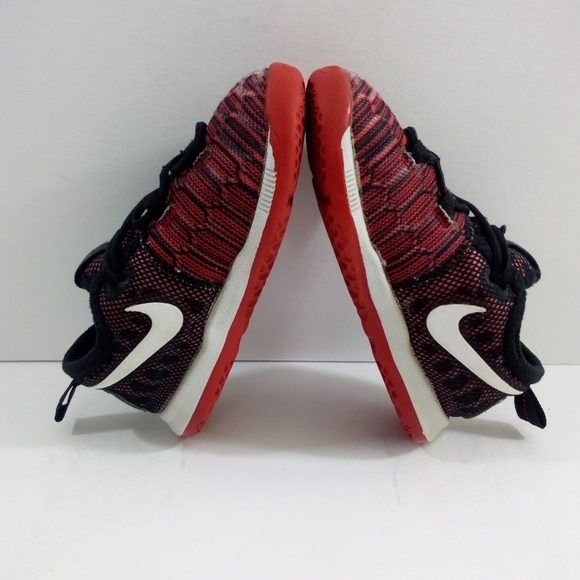 Nike KD 9 Baby & Toddler 7C Black Red Basketball Shoes 855910-610 - Picture 5 of 8